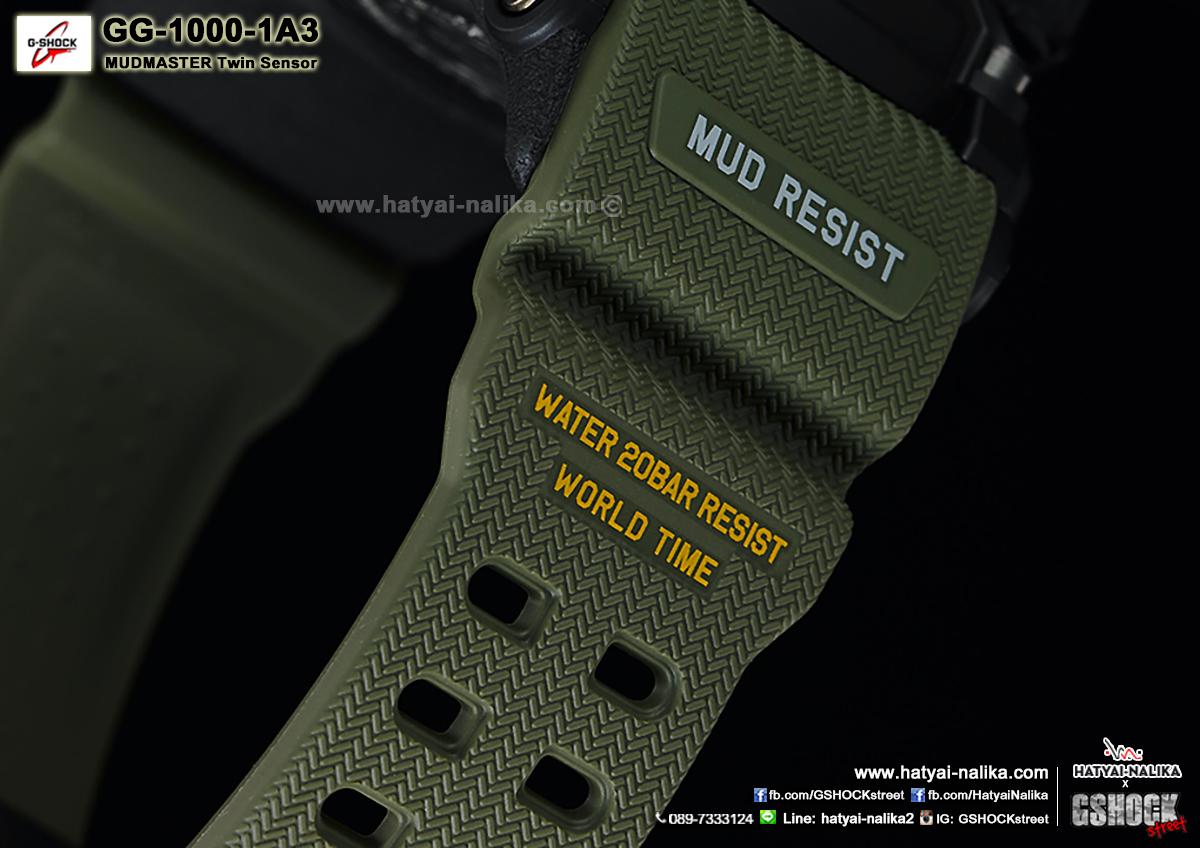 นาฬิกา Casio G-Shock MUDMASTER Twin Sensor รุ่น GG-1000-1A3 ของแท้ รับประกัน1ปี