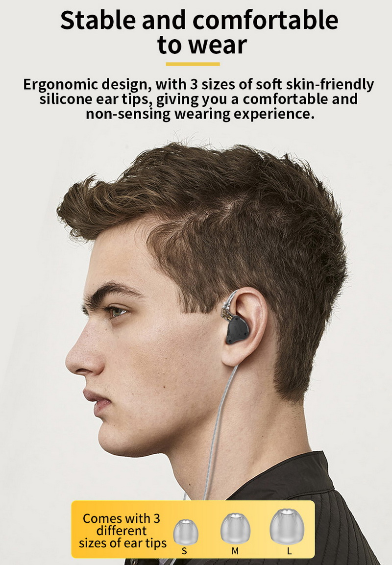 KZ ZS10 Pro X หูฟัง 5 ไดรเวอร์ 4BA+1DD ประกันศูนย์ไทย