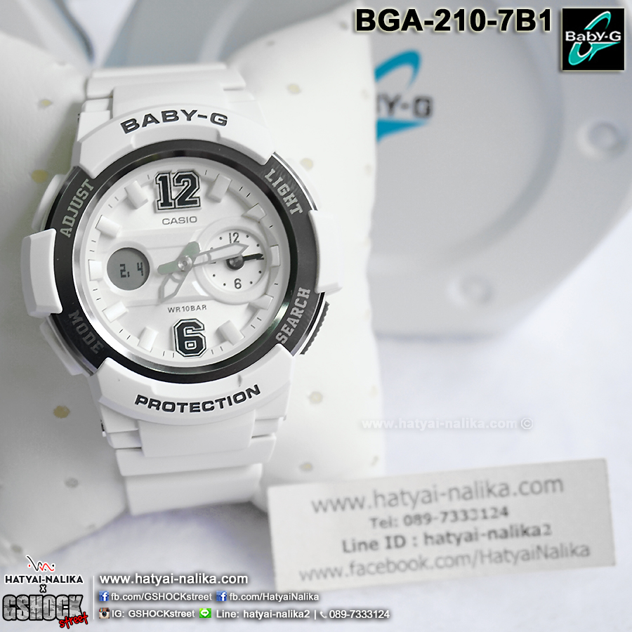 นาฬิกา Casio Baby-G Standard ANALOG-DIGITAL รุ่น BGA-210-7B1 ของแท้ รับประกัน1ปี