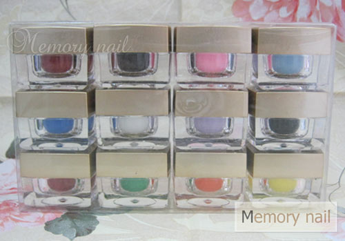 เจลต่อเล็บสี เซ็ต12สี รหัส GG-005 ขนาด 0.25 ออนซ์