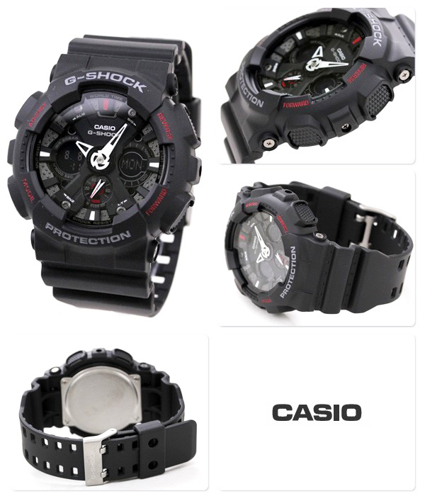 นาฬิกา คาสิโอ Casio G-Shock Standard Analog-Digital รุ่น GA-120-1A "Black Spiderman"