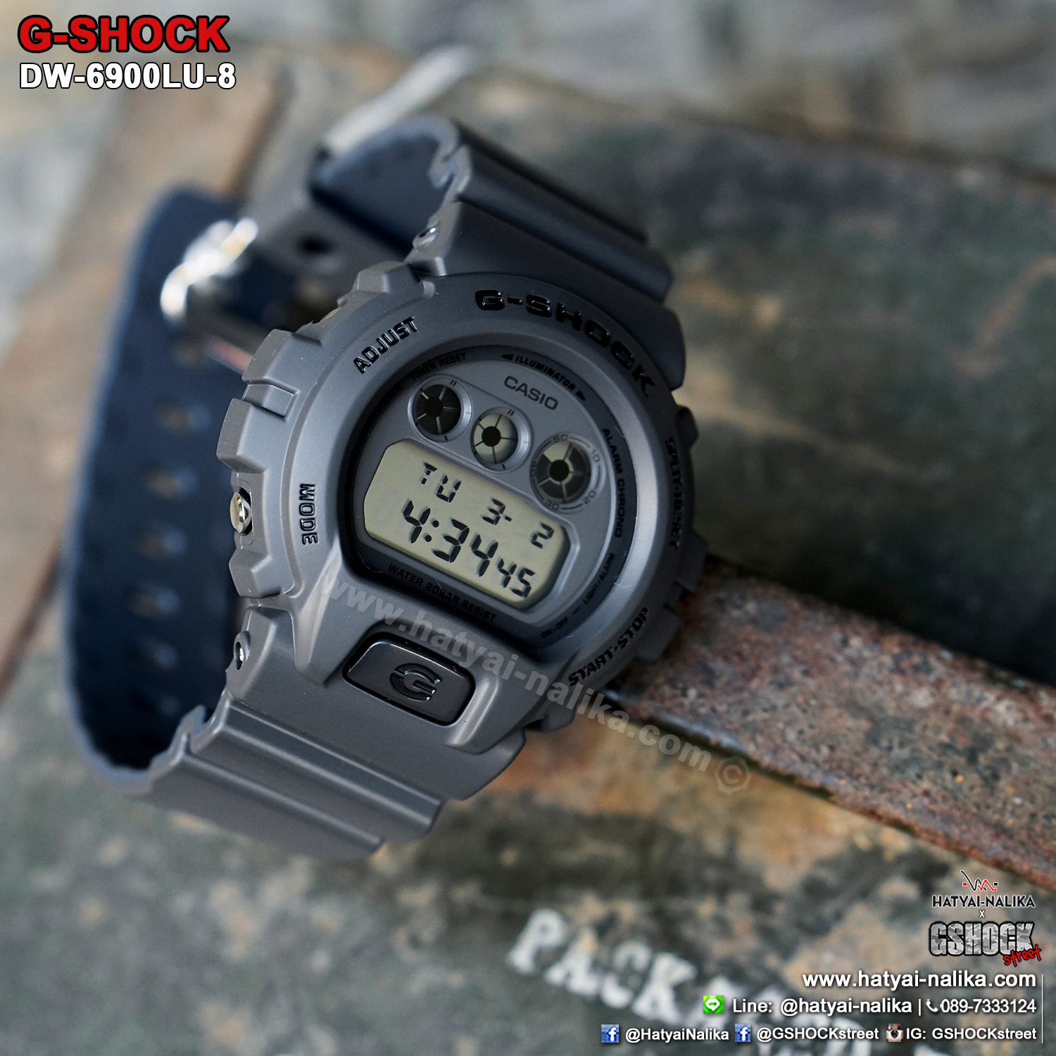นาฬิกา Casio G-Shock DW-6900LU Layered Color Utility series รุ่น DW-6900LU-8 ของแท้ รับประกัน1ปี