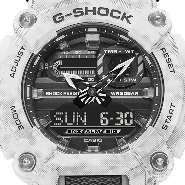 นาฬิกา Casio G-Shock Special Color GRUNGE SNOW CAMOUFLAGE series รุ่น GA-900GC-7A ของแท้ รับประกัน1ปี