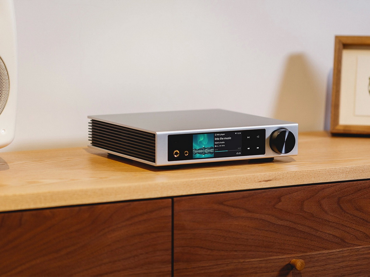 Matrix Audio Element i2 Streaming Music Player เครื่องเล่นเพลงเครือข่ายแบบตั้งโต๊ะ