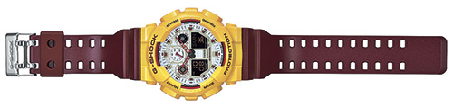 นาฬิกา คาสิโอ Casio G-Shock Limited model Color series รุ่น GA-100CS-9A [mcDonald] (มิ้นต์ ชาลิดาใส่ ละครสองหัวใจนี้เพื่อเธอ)