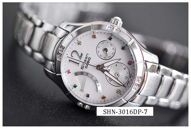 นาฬิกา คาสิโอ Casio SHEEN MULTI-HAND รุ่น SHN-3016DP-7A