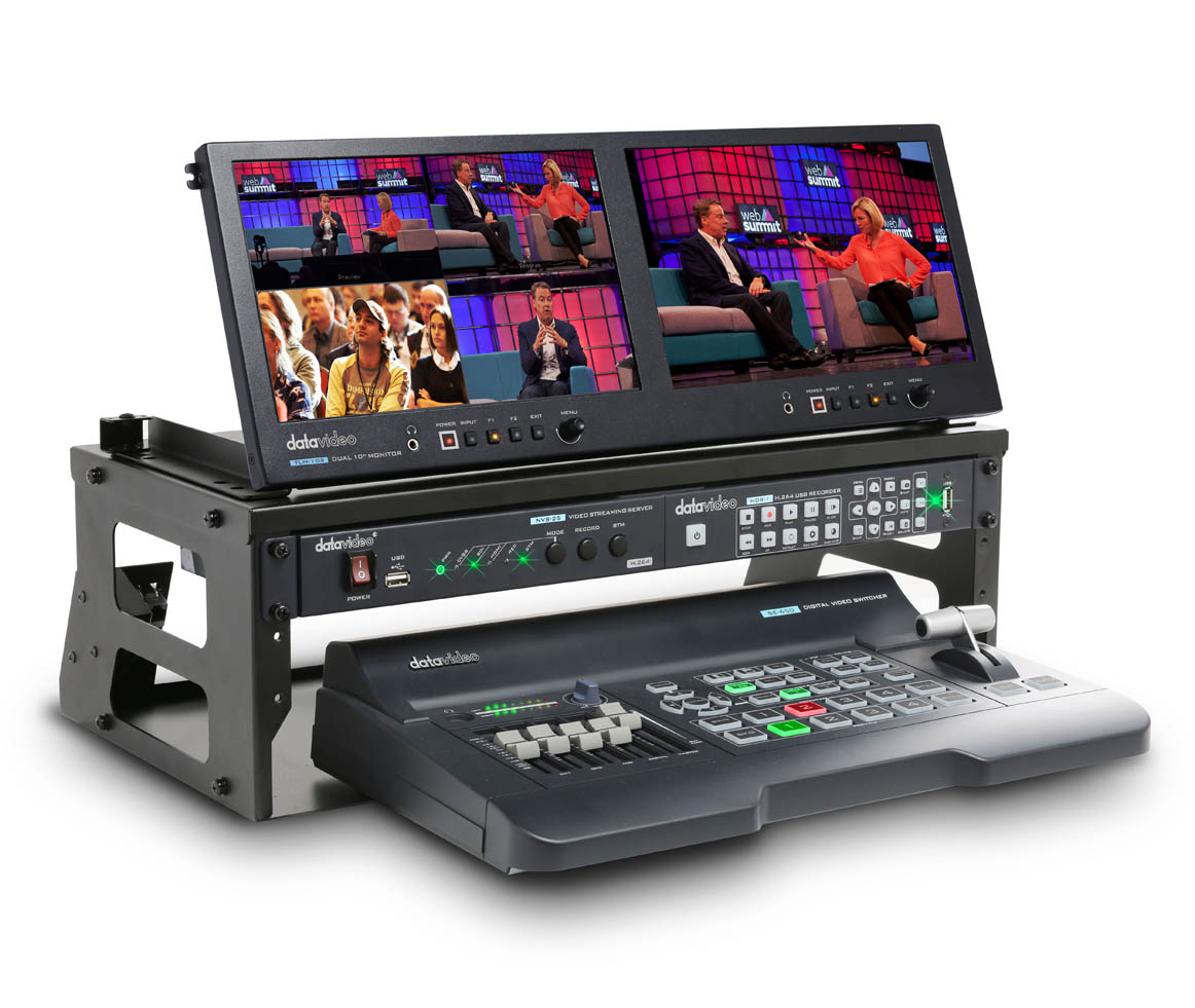 DataVideo GO 500 Studio 4 Channel HD/SD Portable Video Production Studio