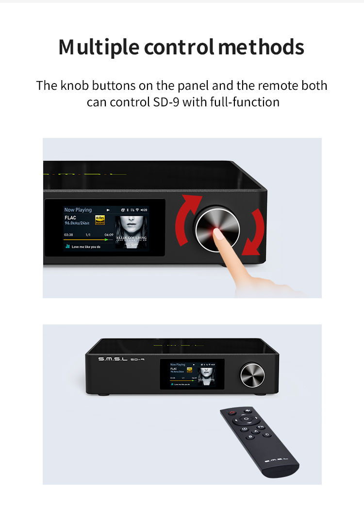 ขาย SMSL SD-9 DAP ตั้งโต๊ะระดับ Hi-Res รองรับ MQA ประกันศูนย์ไทย