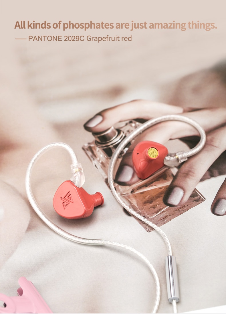 ขาย Auglamour F300 Light หูฟัง Dynamic พร้อมไมค์ สายทองแดง single crystal ชุบเงิน