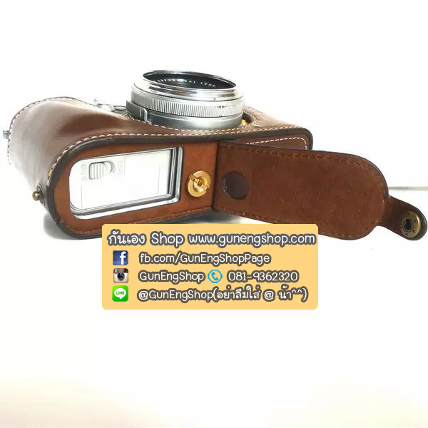(ขายโละ) เคสกล้องหนัง Half Case X100S X100Tฮาฟเคสกล้องหนัง X100S X100T รุ่นเปิดแบตได้