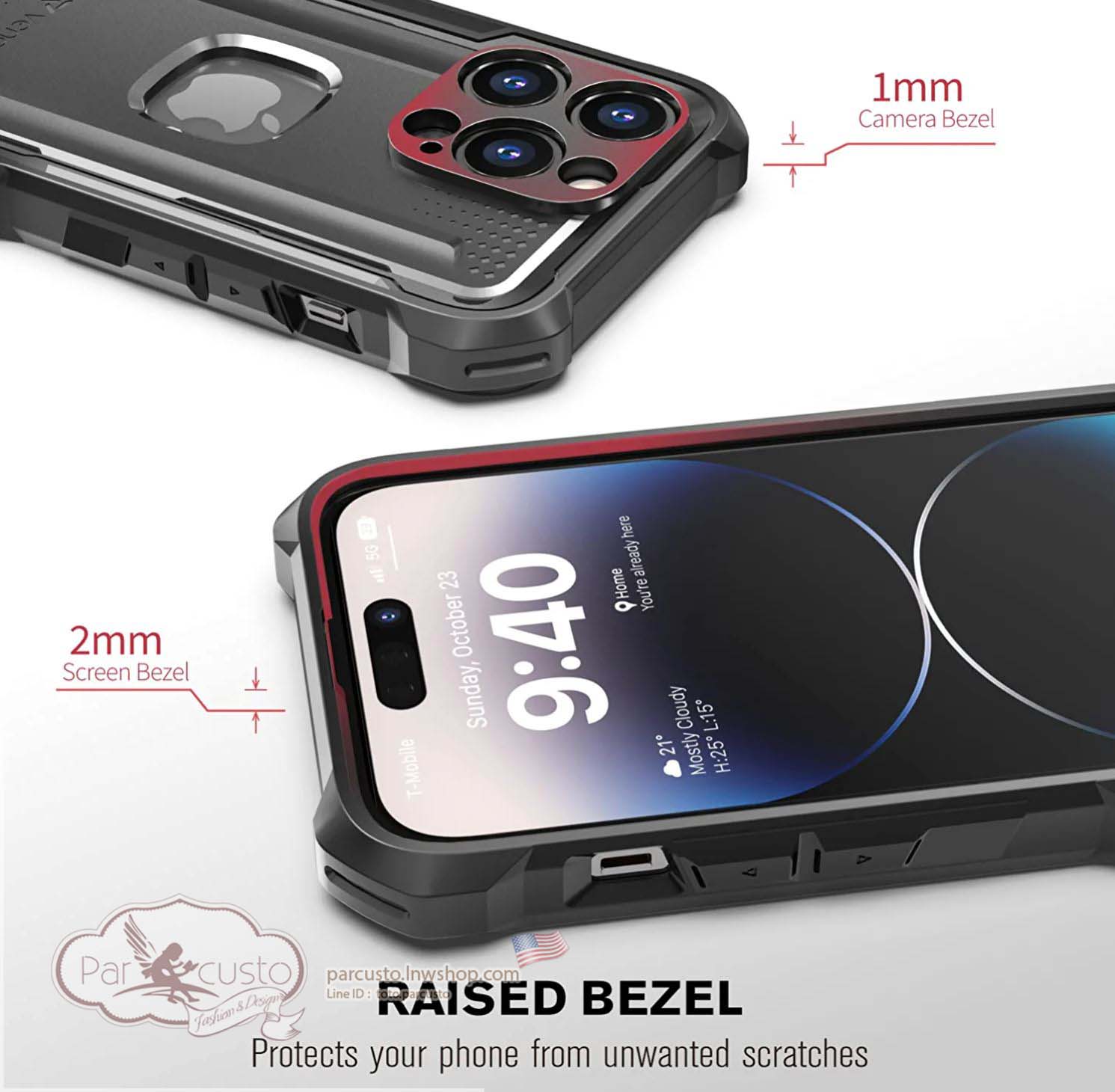 เคสกันกระแทก Apple iPhone 14 Pro [vArmor] จาก Vena (Pre-order USA)