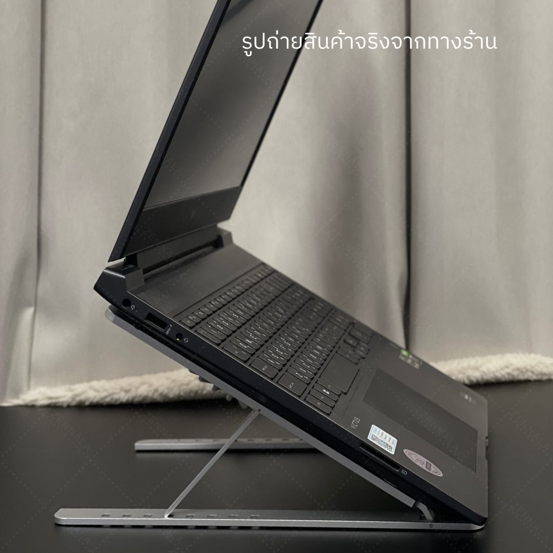 ที่วาง Notebook ขาตั้ง Aluminium มีพัดลมในตัว