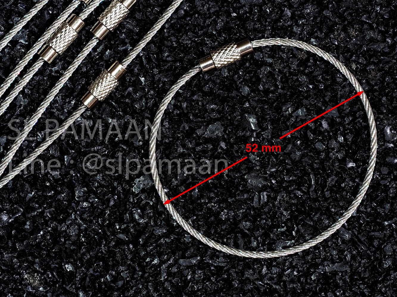 พวงกุญแจลวดสลิง