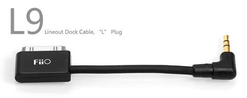 FiiO L9 สาย Dock to mini (AUX) สำหรับ iPod/iPad/iPhone [ยาว 6 เซน]