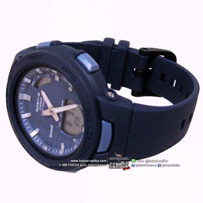 นาฬิกา Casio Baby-G G-SQUAD BSA-B100AC Activities in Natural Colors series รุ่น BSA-B100AC-2A "สี blue sea" ของแท้ รับประกัน1ปี