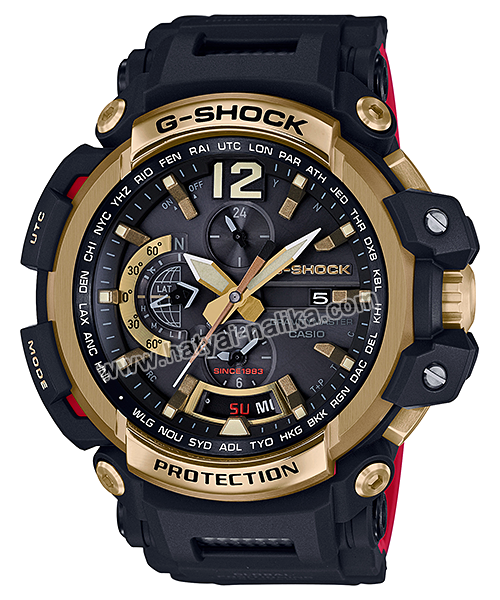 นาฬิกา Casio G-Shock 35th Anniversary Limited Edition GOLD TORNADO 2nd series รุ่น GPW-2000TFB-1A ของแท้ รับประกัน1ปี