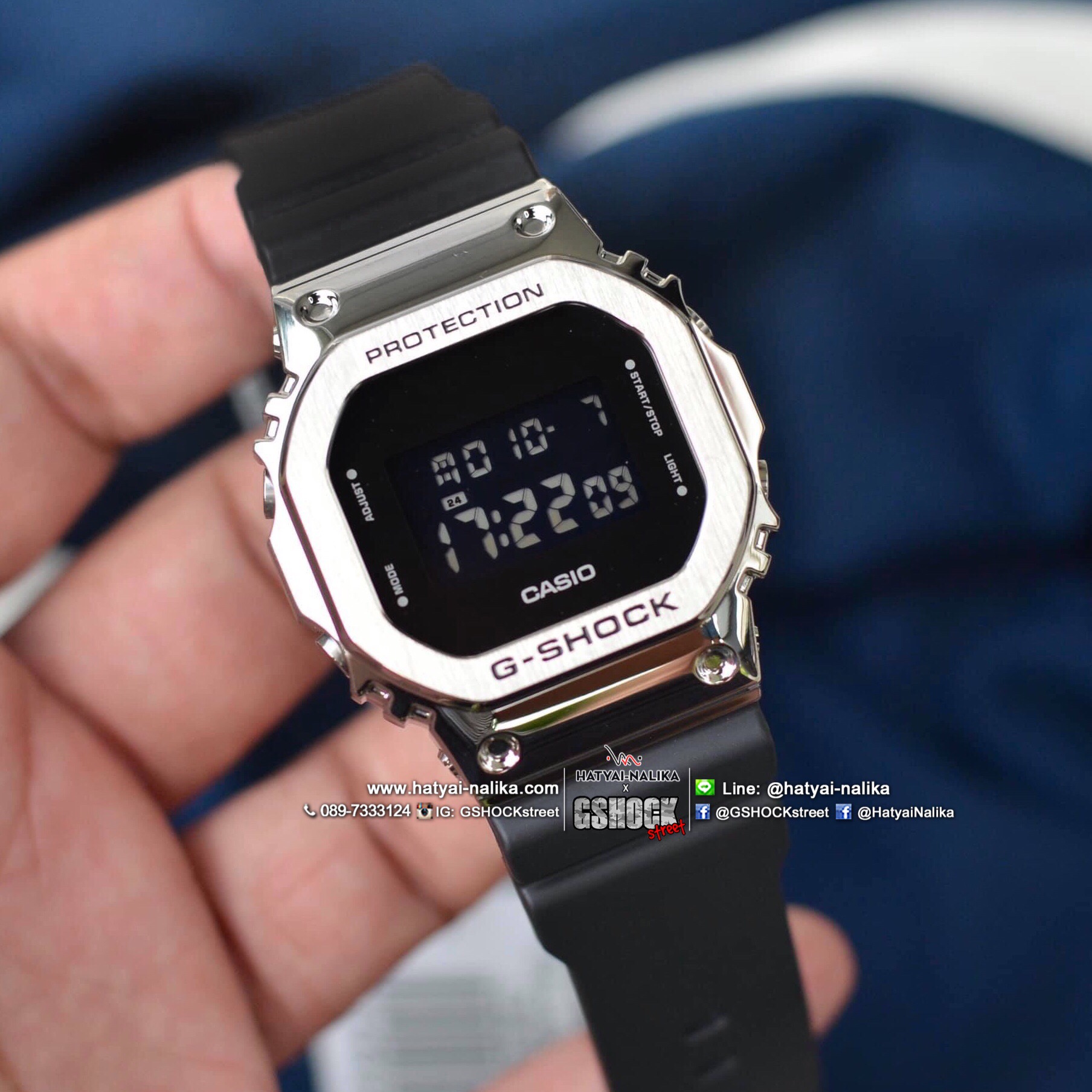 นาฬิกา Casio G-Shock Standard Digital GM-5600 series รุ่น GM-5600-1 ของแท้ รับประกัน1ปี