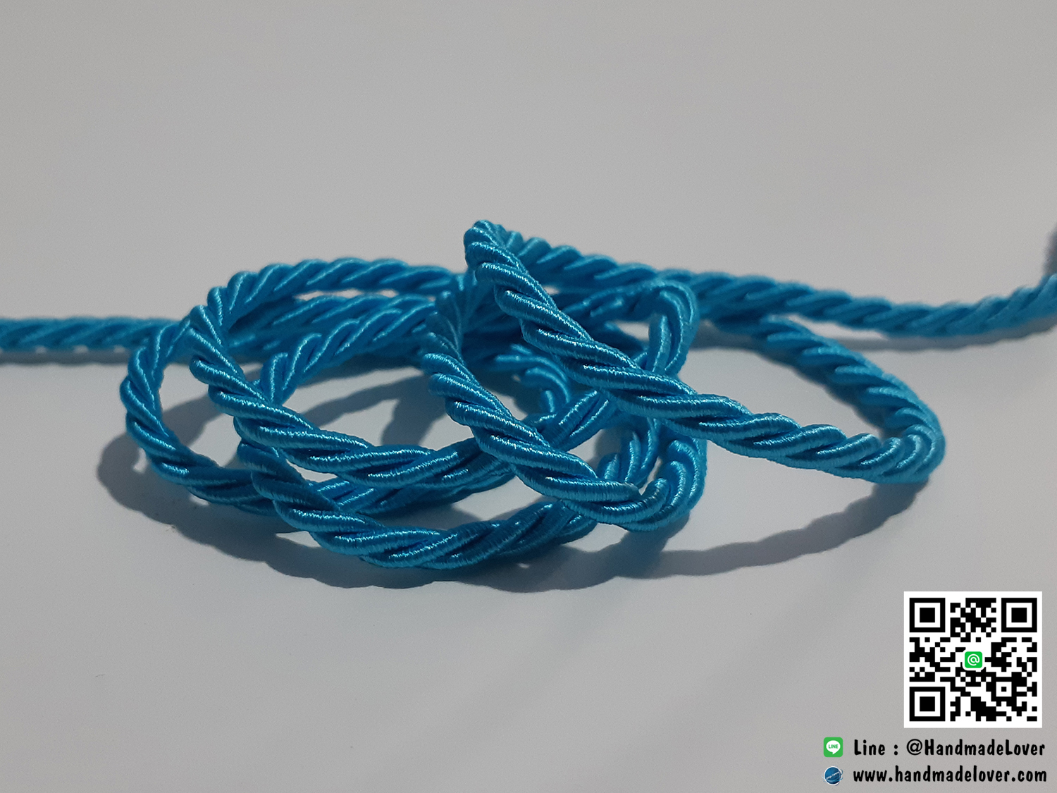 เชือกพันเกลียว สีฟ้า ขนาด 3 มิล (SP12)