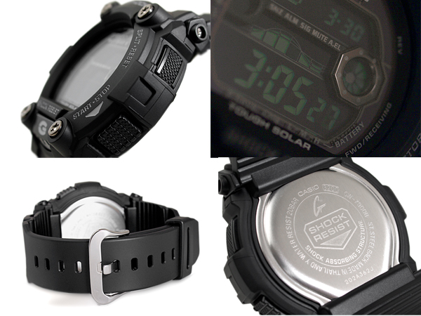 นาฬิกา Casio G-Shock GW-7900 Solar Power รุ่น GW-7900B-1 ของแท้ รับประกัน1ปี (พลังงานแสง,มัลติแบน 6)