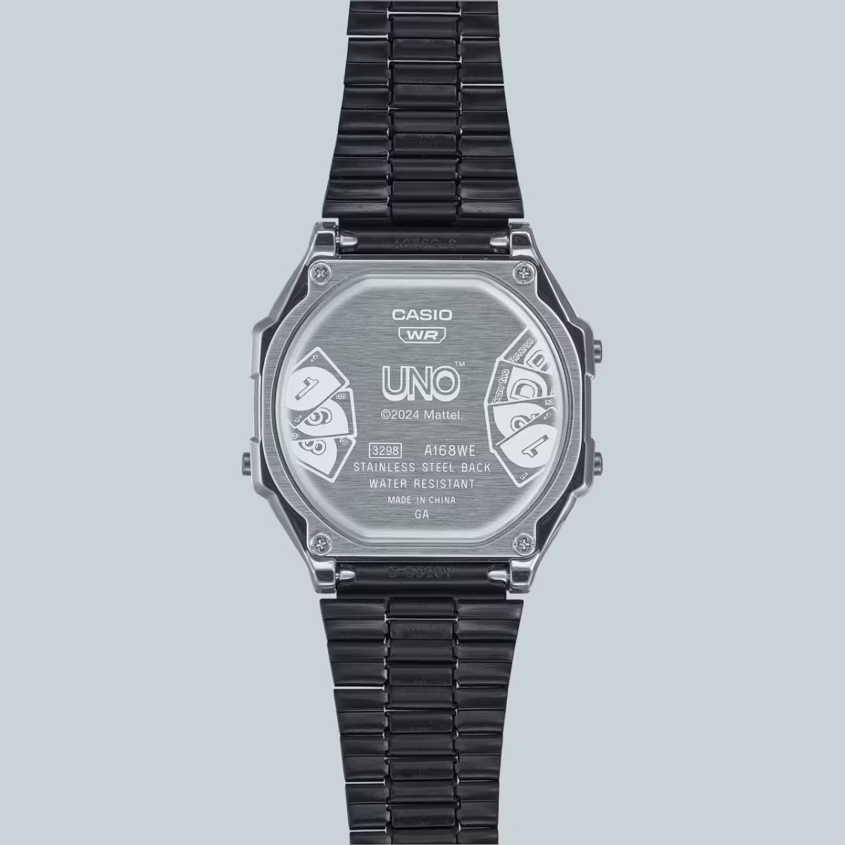 นาฬิกา คาสิโอ CASIO x UNO Card Game Vintage Limited รุ่น A168WEUC-1A ของแท้ รับประกัน1ปี