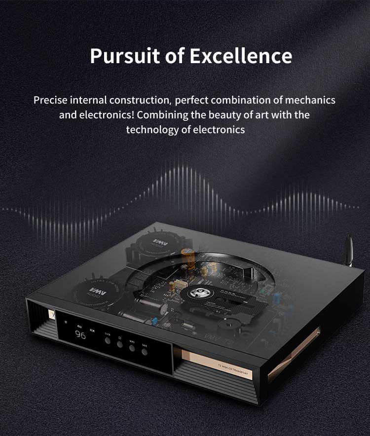 SMSL VMV T2 เครื่องเล่น CD ระดับไฮเอนด์ รองรับ MQA, LDAC, Hi-Res Wireless ประกันศูนย์ไทย