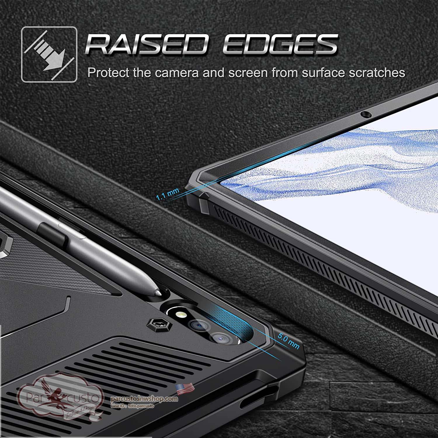 เคสกันกระแทก Samsung Galaxy Tab S8 / Tab S7 11นิ้ว [Tuatara] จาก Fintie[Pre-order USA]