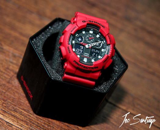 นาฬิกา คาสิโอ Casio G-Shock Standard Analog-Digital รุ่น GA-100B-4A ของแท้ รับประกัน 1 ปี