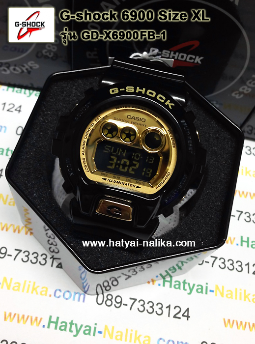 นาฬิกา คาสิโอ Casio G-Shock Standard digital รุ่น GD-X6900FB-1DR ดำทอง (หายาก)
