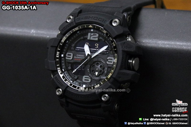 นาฬิกา Casio G-Shock 35th Anniversary Limited Edition BIG BANG BLACK series รุ่น GG-1035A-1A ของแท้ รับประกัน1ปี