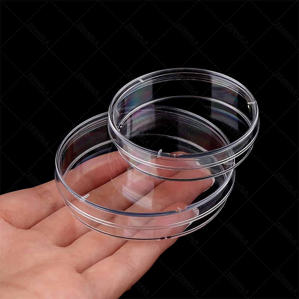 จานเพาะเชื้อ พลาสติก Disposable Plastic Petri Dishes มีให้เลือก 5 ขนาด