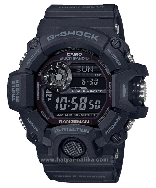 นาฬิกา คาสิโอ Casio G-SHOCK Special color Master of G RANGEMAN รุ่น GW-9400-1B (Black Out) ของแท้ รับประกัน1ปี