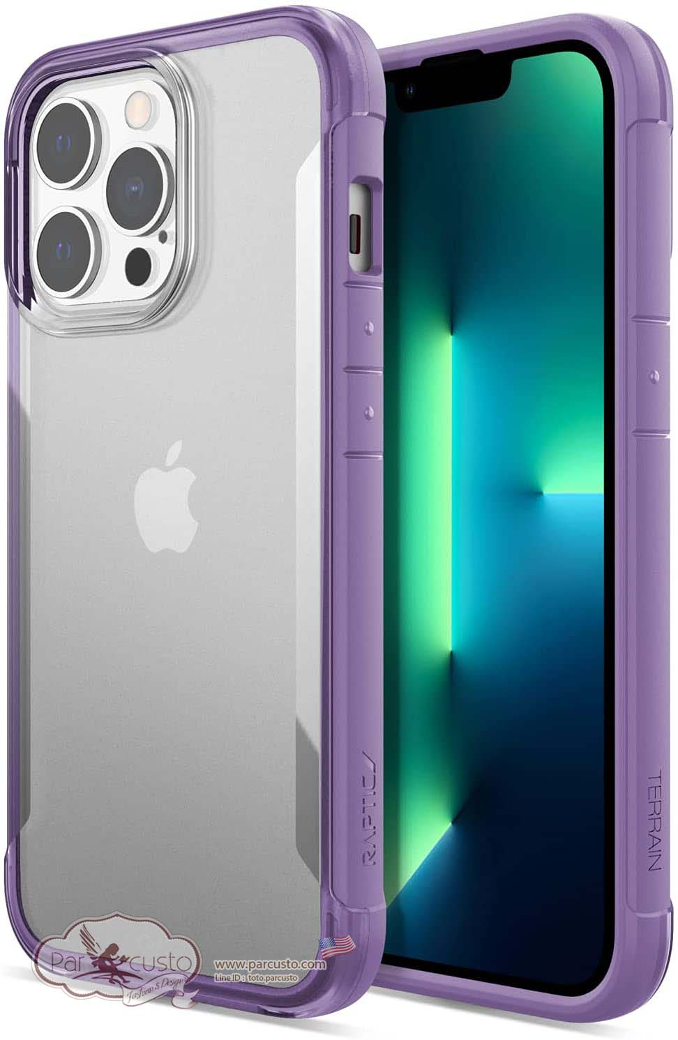 เคสกันกระแทกรักษ์โลกสำหรับ iPhone 13 Pro [Terrain] จาก Raptic [Pre-order USA]