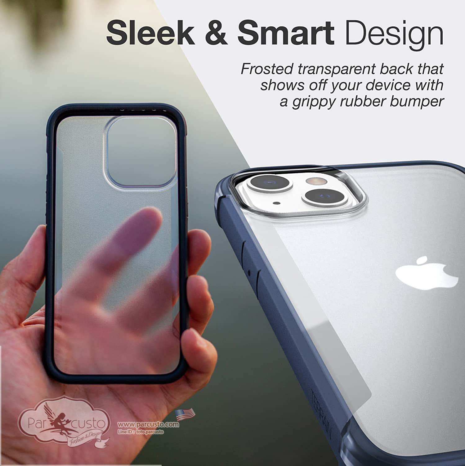 เคสกันกระแทกรักษ์โลกสำหรับ iPhone 13 [Terrain] จาก Raptic [Pre-order USA]