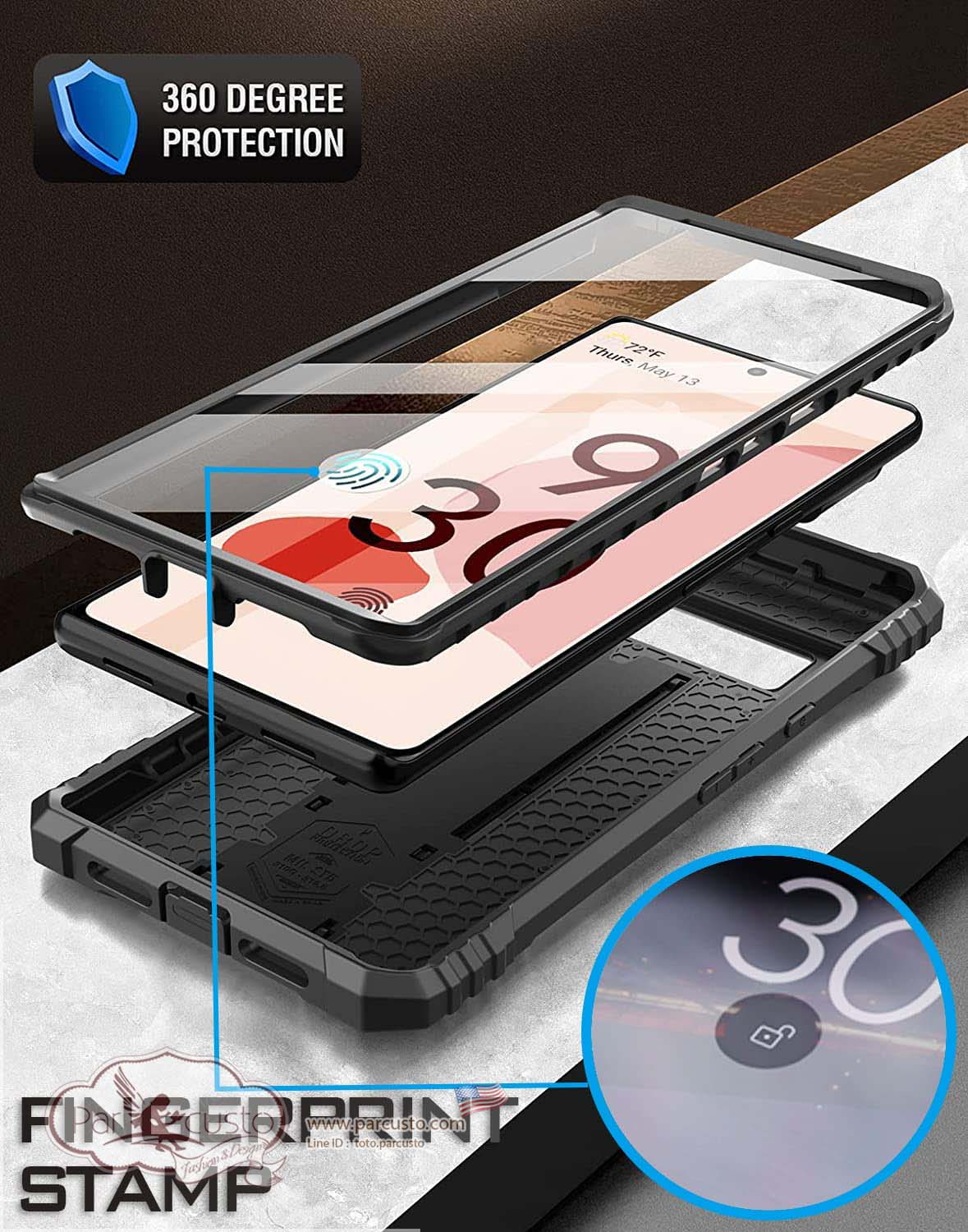 เคสกันกระแทก Google Pixel 6 Pro [Revolution] จาก Poetic (Pre-order USA)