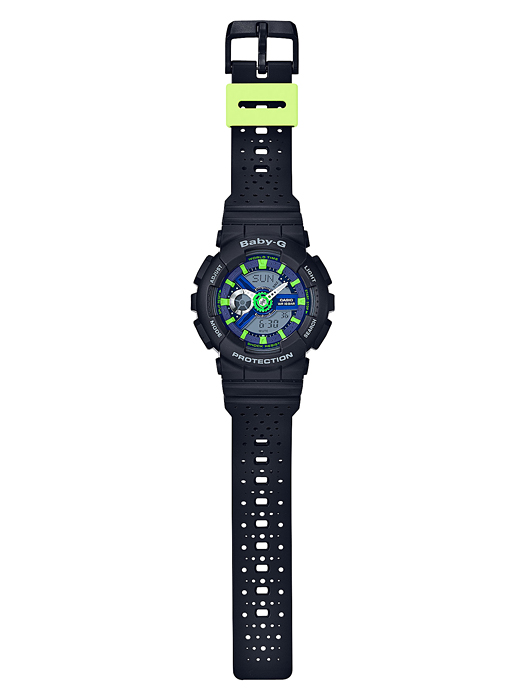 นาฬิกา Casio Baby-G Punching Pattern series รุ่น BA-110PP-1A (สายลายฉลุ) ของแท้ รับประกัน1ปี