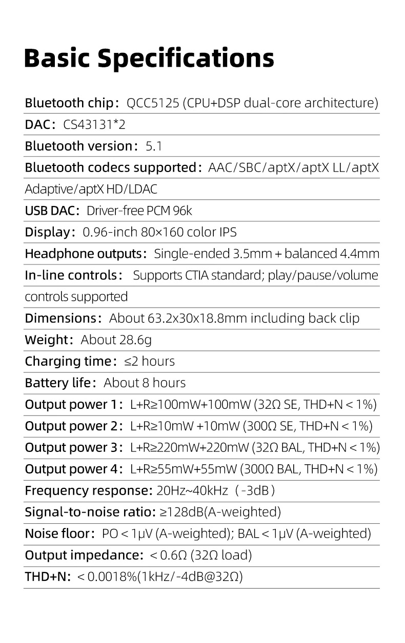 FiiO BTR13 Bluetooth DAC/AMP ชิป CS43131 x2 รองรับ LDAC, Dual Hi-Res ประกันศูนย์ไทย