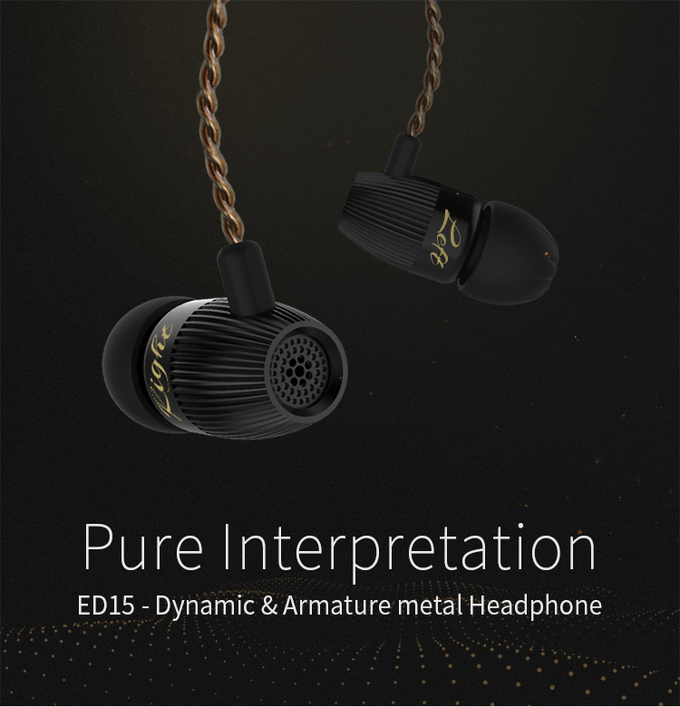 ขาย KZ ED15 สุดยอดหูฟัง Hybrid DD+BA ระดับ HiFi ในราคาที่จับต้องได้