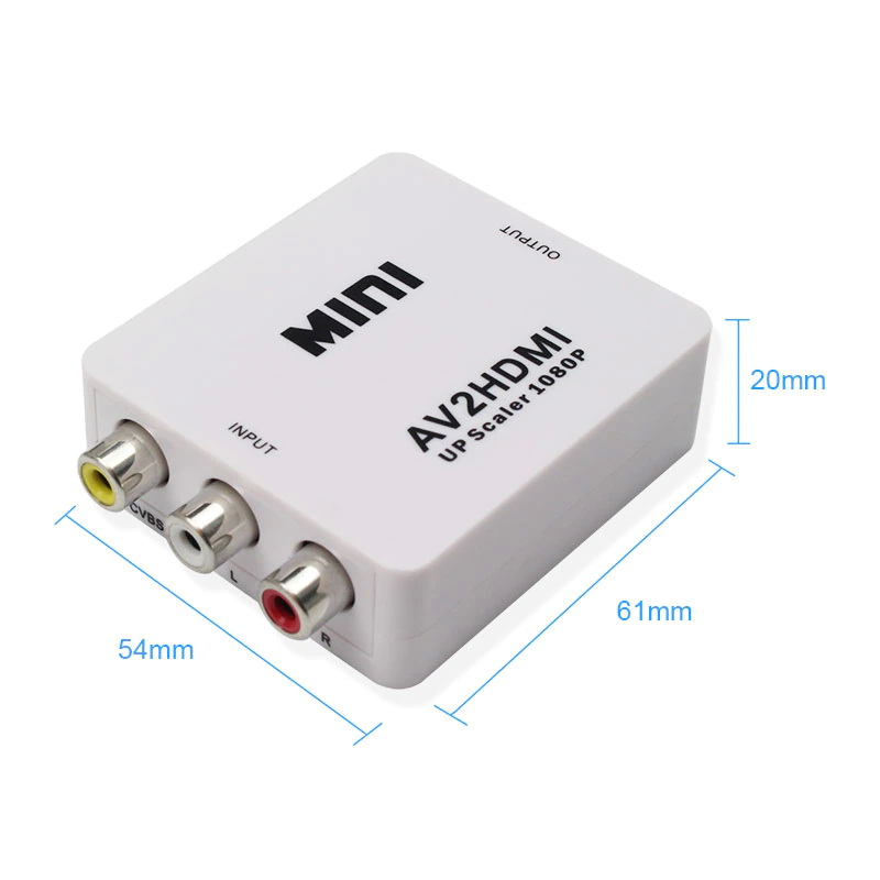 ขาย X-tips AV2HDMI ตัวแปลงจาก AV เป็น HDMI รองรับอัพ scale เป็น 1080P