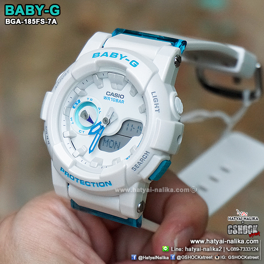 นาฬิกา Casio Baby-G BGA-185FS Vivid Fashion color series รุ่น BGA-185FS-7A ของแท้ รับประกัน1ปี