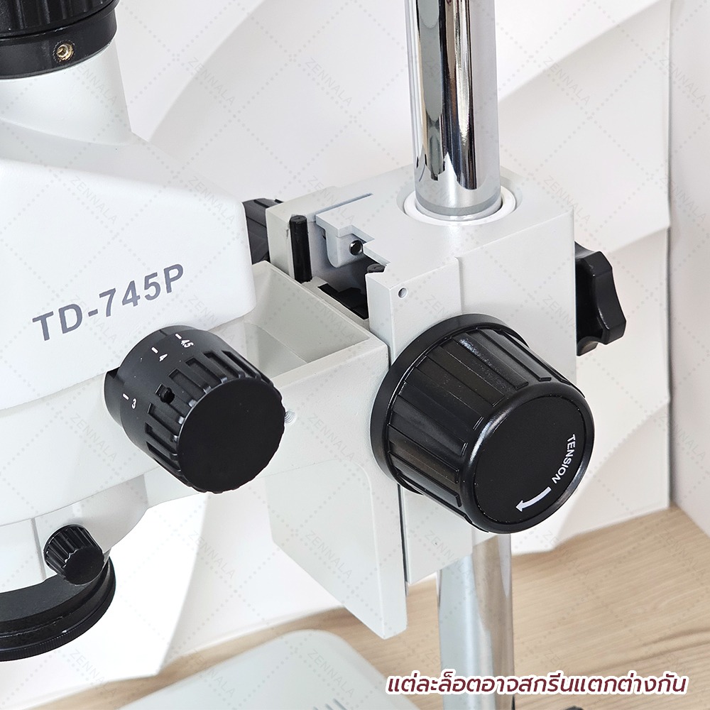 กล้องจุลทรรศน์ SANQTID trinocular stereo 7-45x ความชัด 4K รุ่น ZST-45-4K