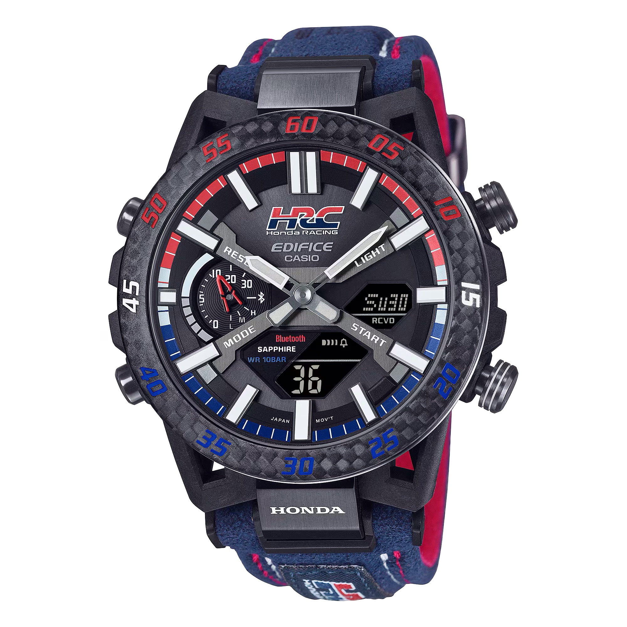 นาฬิกา Casio EDIFICE x Honda Racing Limited รุ่น ECB-2000HR-1A ของแท้ รับประกัน1ปี
