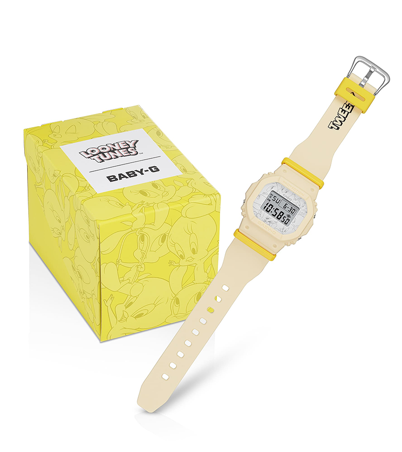 นาฬิกา Casio BABY-G x TWEETY Limited Looney Tunes Collaboration Model รุ่น BGD-565TW-5 ของแท้ รับประกัน1ปี