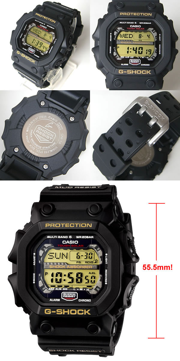 นาฬิกา Casio G-Shock KING-G MUDMAN XXL multiband6 รุ่น GXW-56-1BJF "ยักษ์ ดำเหลือง" (นำเข้าJapan กล่องหนังญี่ปุ่น) หายากมาก