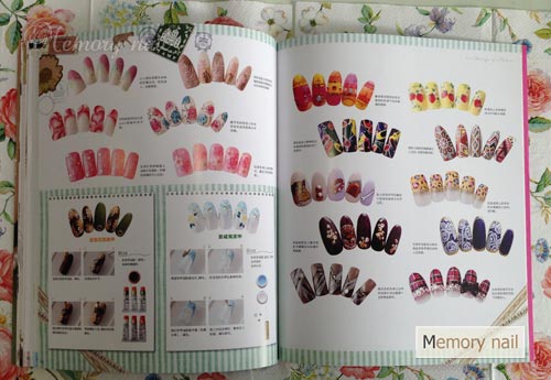 หนังสือลายเล็บ,หนังสือลายเพ้นท์เล็บ