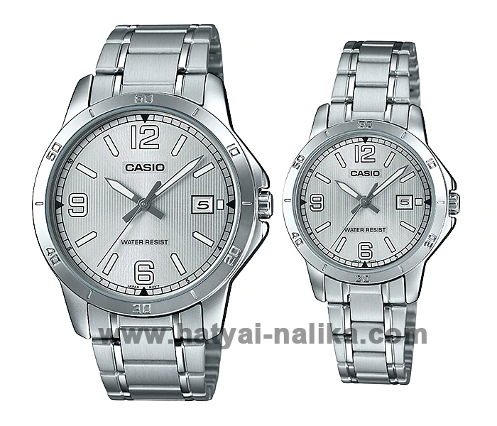 นาฬิกา คาสิโอ Casio SETคู่รัก รุ่น MTP-V004D-7B2+LTP-V004D-7B2 ของแท้ รับประกัน1ปี
