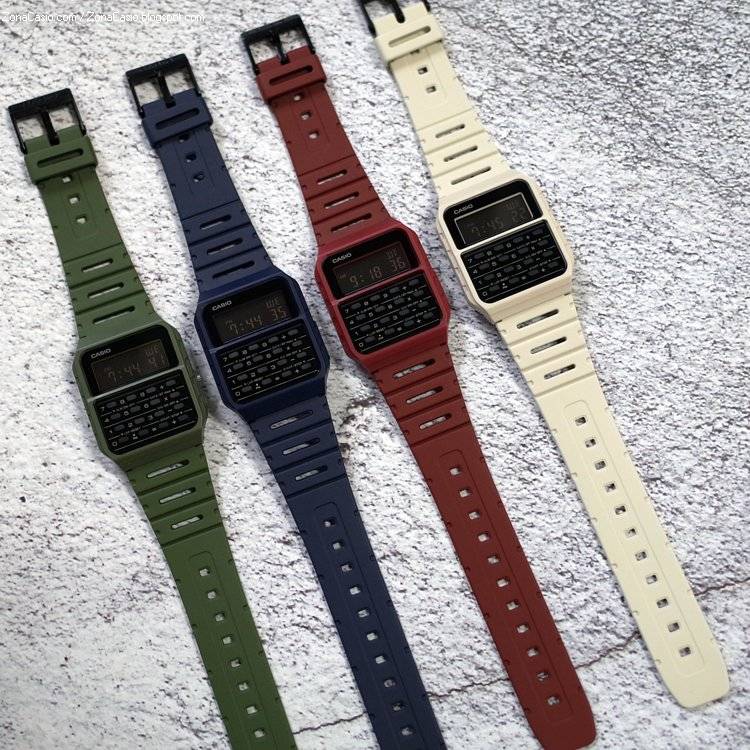 นาฬิกา คาสิโอ Casio Vintage DIGITAL รุ่น CA-53WF-2B ของแท้ รับประกัน1ปี