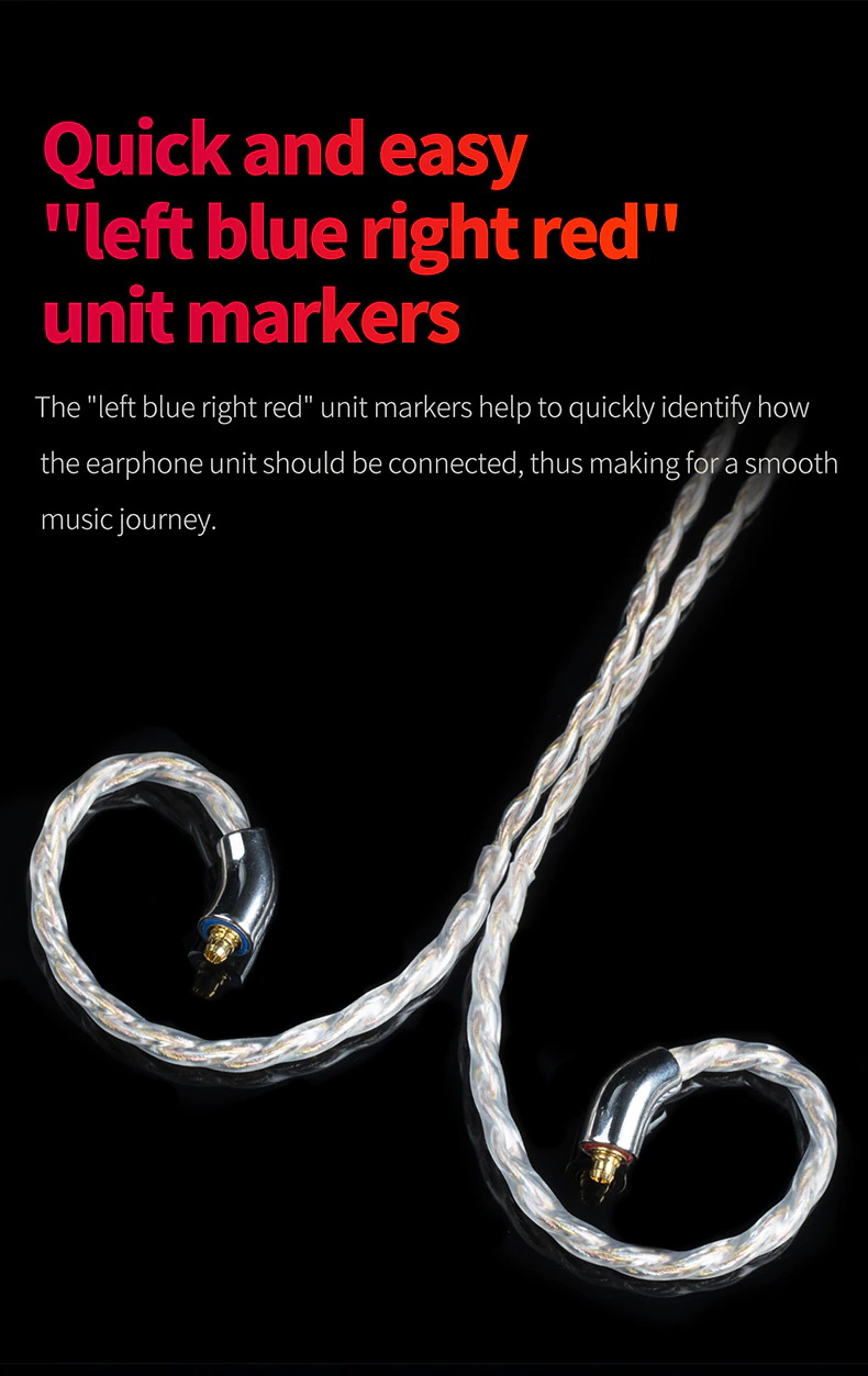 ขาย FiiO LC-RE PRO สายอัพเกรดหูฟังถักผสม ทอง, เงิน, ทองแดง ระดับเรือธง