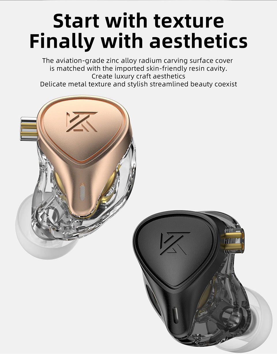 KZ ZEX PRO หูฟัง 3 ไดรเวอร์ 1Electrostatic+1BA+1DD ประกันศูนย์ไทย