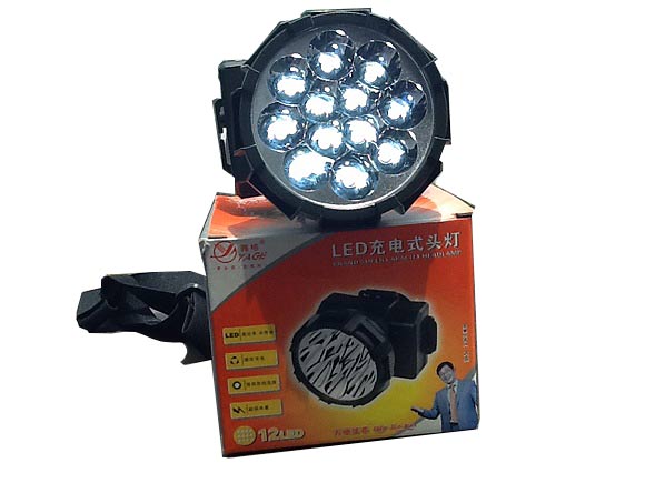 ไฟฉายคาดหัวใช้หลอด LED 12 ดวง 2 สเต็ปYG5576