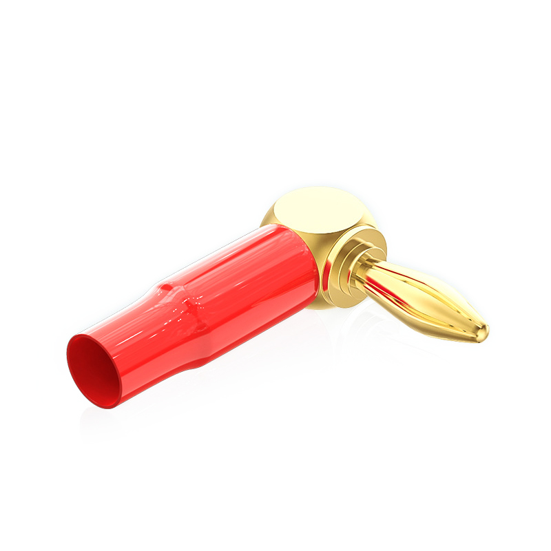 ERTK 90 Banana plug แบบหัก90องศาสำหรับ สายลำโพง เครื่องเสียง ที่ต้องการมุมตั้งฉาก ประกันศูนย์ไทย